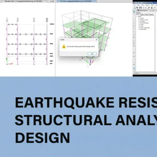 Earthquake-Resistant Analysis and Design of Structures with Reports and Drawings